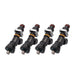 BLOX Racing BXEF-06514.11-550-4 Eco-Fi Street Injectors 550cc/min w/1/2in Adapter Honda B/D/H Series (Set of 4) — manufacturer product image