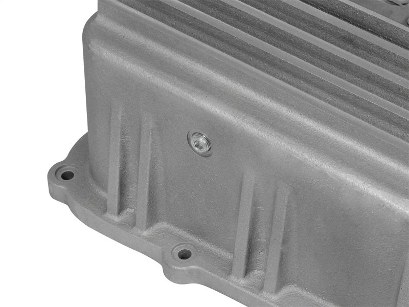aFe 46-70180 Transmission Pan (Raw); Ford Trucks 6R140 11-14 V8-6.7L (td)
