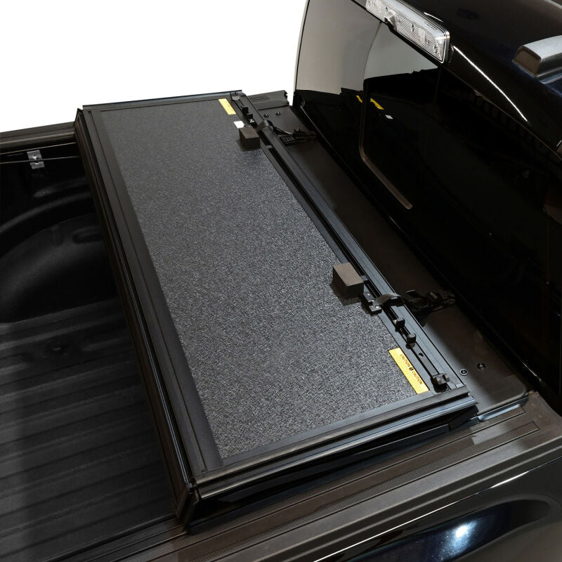 Westin 19-46355 15-25 Ford F-150 5ft. 7in. Bed Hard Tri-Fold Tonneau Cover - Black