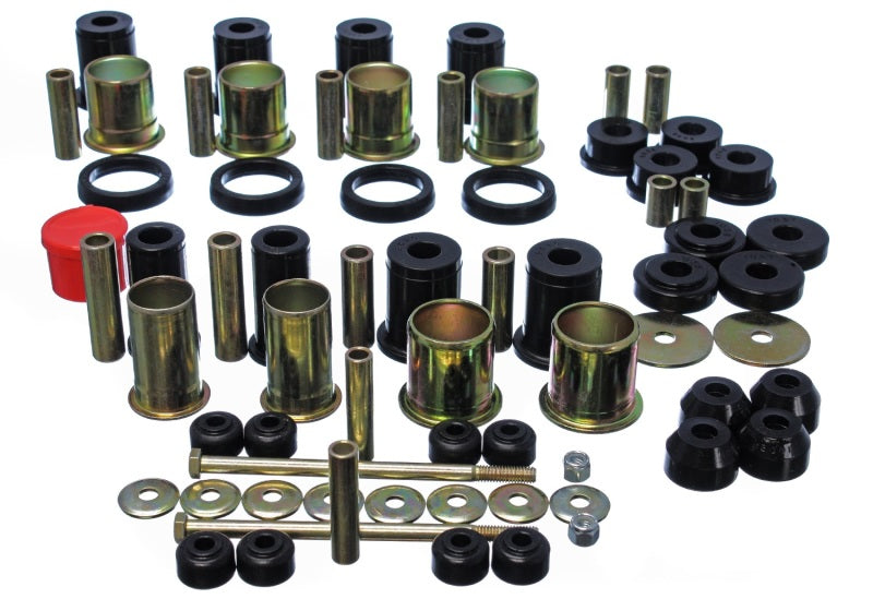 Energy Suspension 3.18131G 89-92 Chevrolet Camaro Black Hyper-flex Master Bushing Set