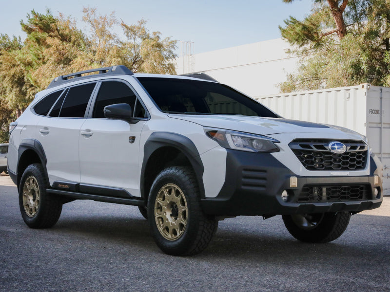 aFe 79-27004 POWER 10-14 Subaru Outback H4 2.5L / H6 3.6L Terra Guard Trail Steps - Black