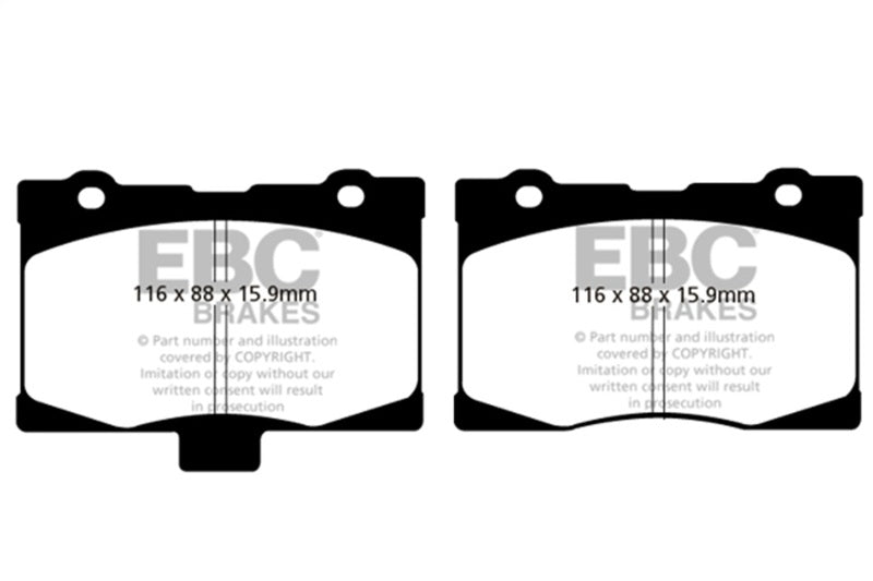 EBC DP31735C 05-08 Acura RL 3.5 Redstuff Front Brake Pads