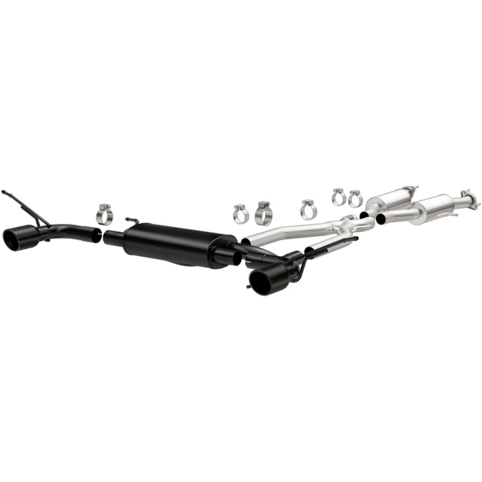 Magnaflow 19216 MagnaFlow Cat-Back SS 2.5in Dual Split Rear 4in Black Tip 11-16 Jeep Grand Cherokee 5.7L V8/3.6L V6