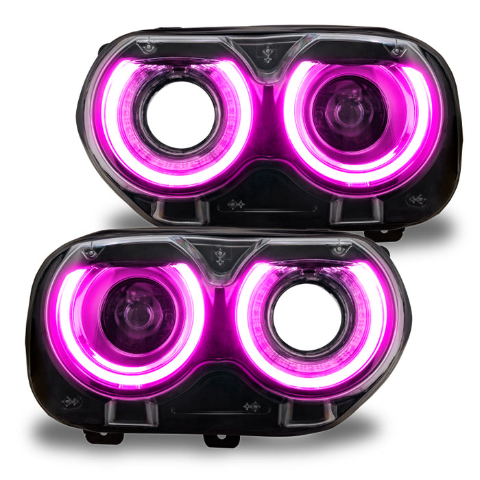 ORACLE Lighting 1329-339 Oracle 15-21 Dodge Challenger RGB+W Headlight DRL Upgrade Kit - ColorSHIFT+W