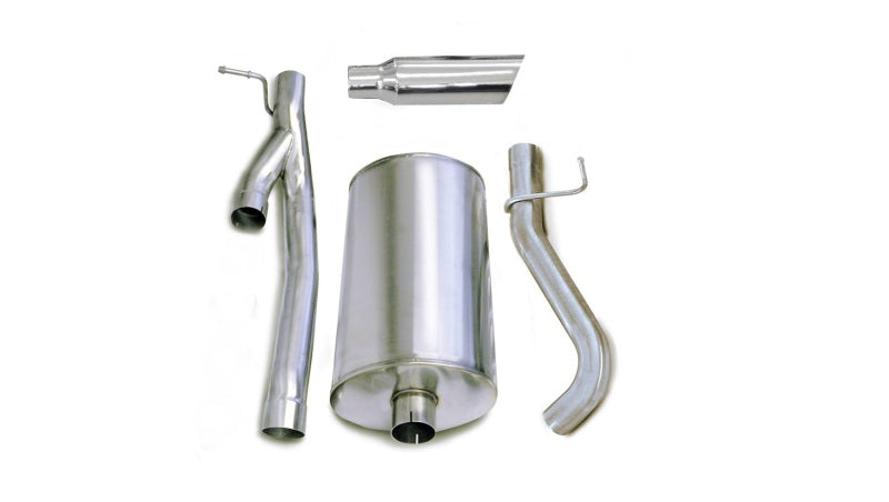 CORSA Performance 24292 Corsa 2003-2006 Chevrolet Silverado Ext. Cab/Short Bed 2500 6.0L V8 Polished Sport Cat-Back Exhaust