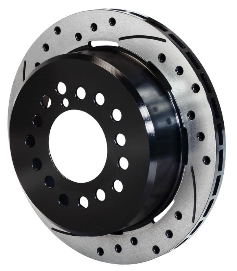 Wilwood 160-9813-BK Rotor-1.91in Offset-SRP-BLK-Drill-LH 12.19 x .810 - 5 Lug
