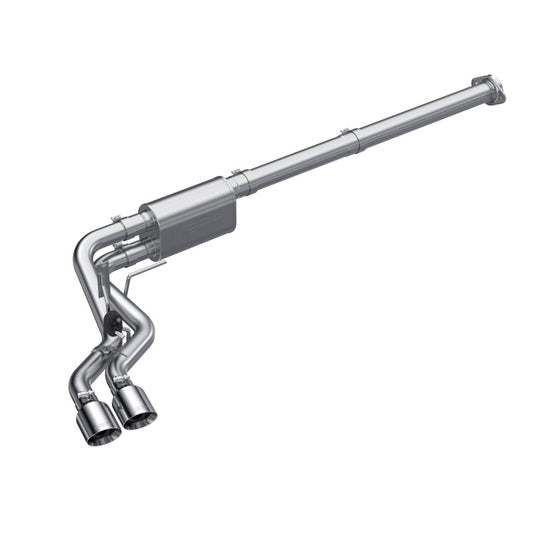 MBRP S5217AL 2021 Ford F-150 2.7L EcoBoost / 3.5L EcoBoost / 5.0L 3in Cat Back Single Side Exit Alum
