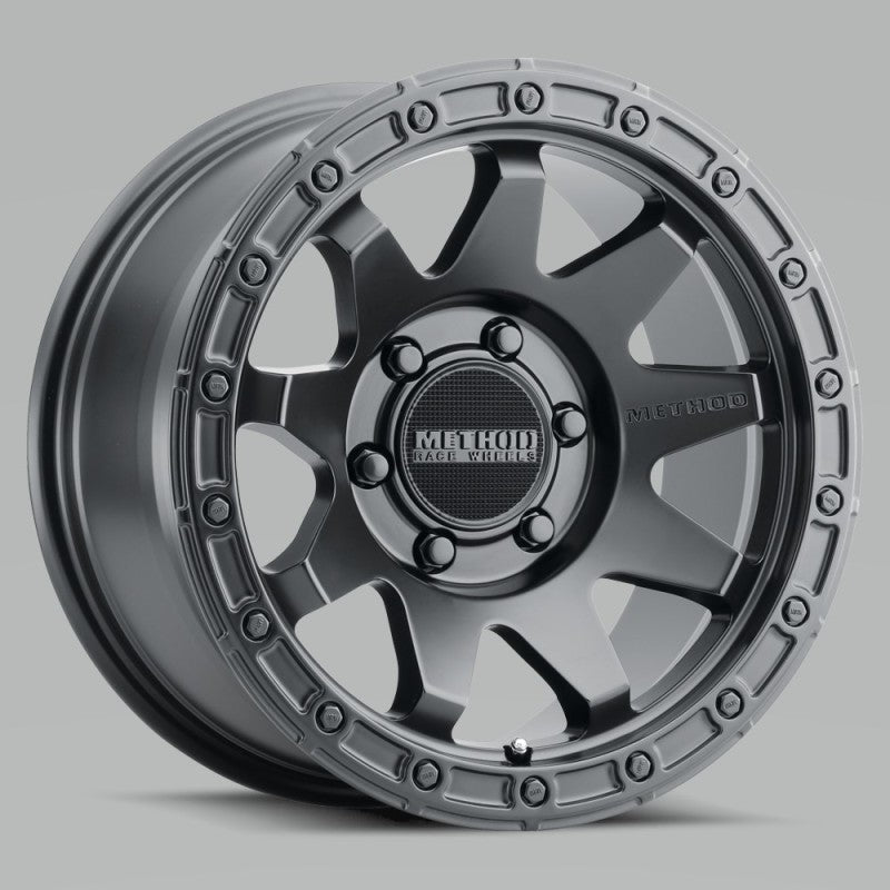 Method Wheels MR31789060503 Method MR317 18x9 +3mm Offset 6x5.5 106.25mm CB Matte Black Wheel