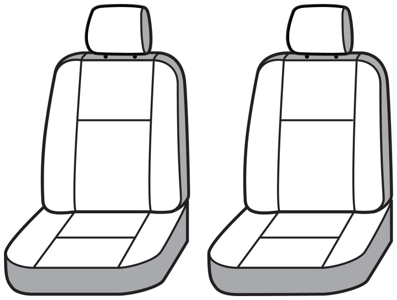 Covercraft GTF4343ABCOBK 23-24 Ford SuperDuty Carhartt Super Dux PrecisionFit Custom Front Row Seat Covers - Black