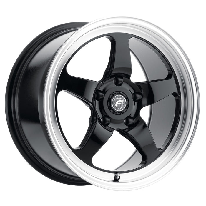 Forgestar F09170088P38 D5 Drag 17x10 / 5x139.7 BP / ET38 / 7.0in BS Gloss Black Wheel