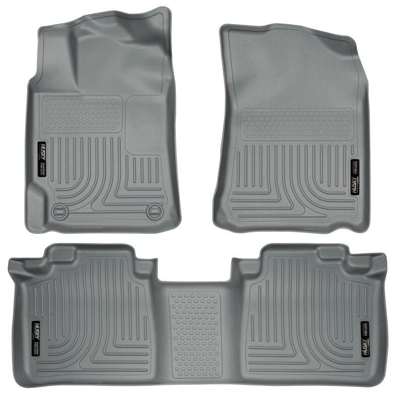 Husky Liners 98512 07-11 Toyota Camry (All) WeatherBeater Combo Gray Floor Liners (One Piece for 2nd Row)