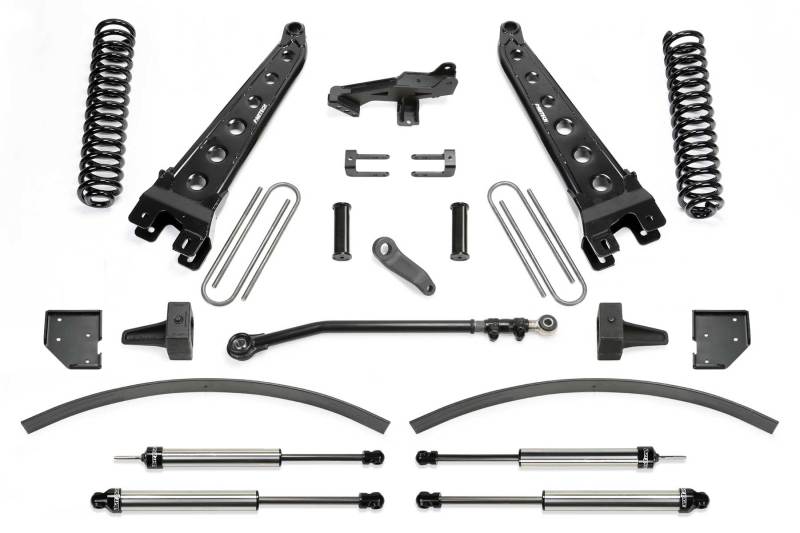 Fabtech K2265DL 17-21 Ford F250/F350 4WD Diesel 8in Rad Arm Sys w/Coils & Dlss Shks