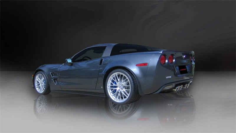 CORSA Performance 14164CB3 Corsa 2012-2013 Chevrolet Corvette C6 ZR1 Sport Cat-Back Dual Rear Exit w/ Twin 4.0in Pol Tips