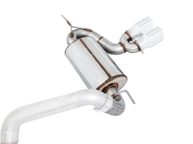 AWE Tuning 3015-32092 Ford Focus ST Touring Edition Cat-back Exhaust - Non-Resonated - Chrome Silver Tips