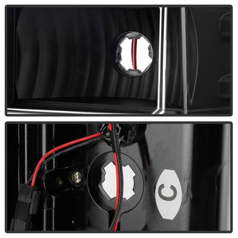 SPYDER 5085856 Spyder Chevy 1500 14-16 Light Bar LED Tail Lights All Blk ALT-YD-CS14-LBLED-BKV2