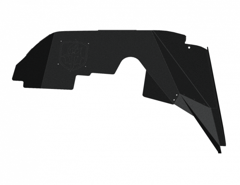 Road Armor 518LFFSB 18-20 Jeep Wrangler JL Stealth Front Fender Liner Body Armor - Black Steel