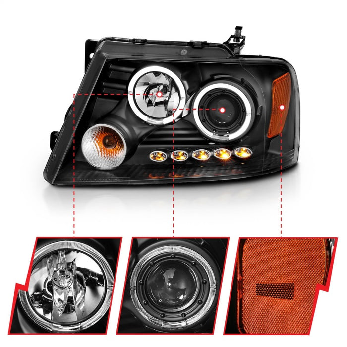 ANZO 111204 ANZ LED/Projector Headlights