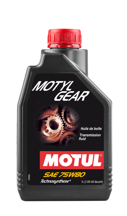 Motul 105782 1L Transmission MOTYLGEAR 75W80 - Technosynthese - API GL-5 / MIL-L-2105D