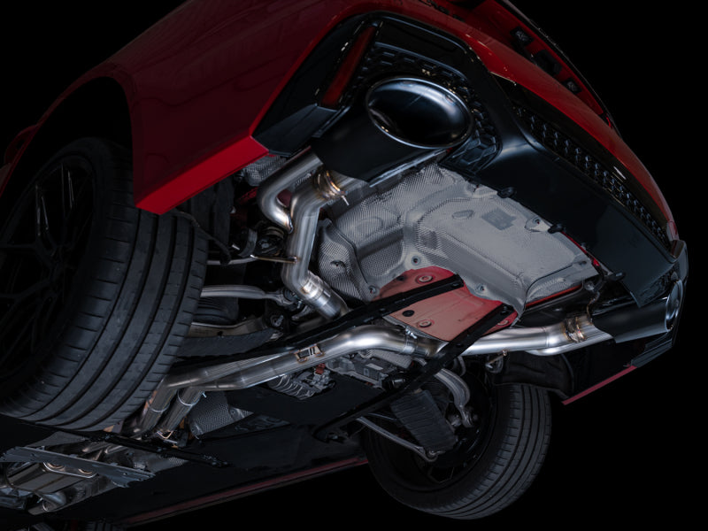 AWE Tuning 3025-33776 21-23 Audi C8 RS6/RS7 SwitchPath Cat-back Exhaust - Diamond Black Tips
