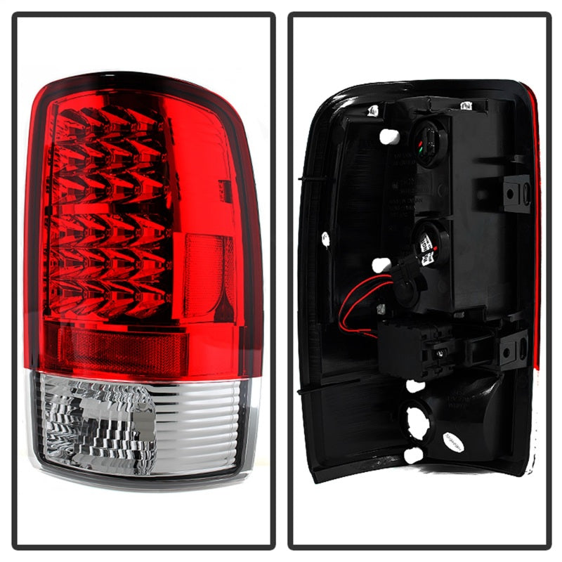 SPYDER 5001542 Spyder Chevy Suburban/Tahoe 1500/2500 00-06 LED Tail Lights Red Clear ALT-YD-CD00-LED-RC