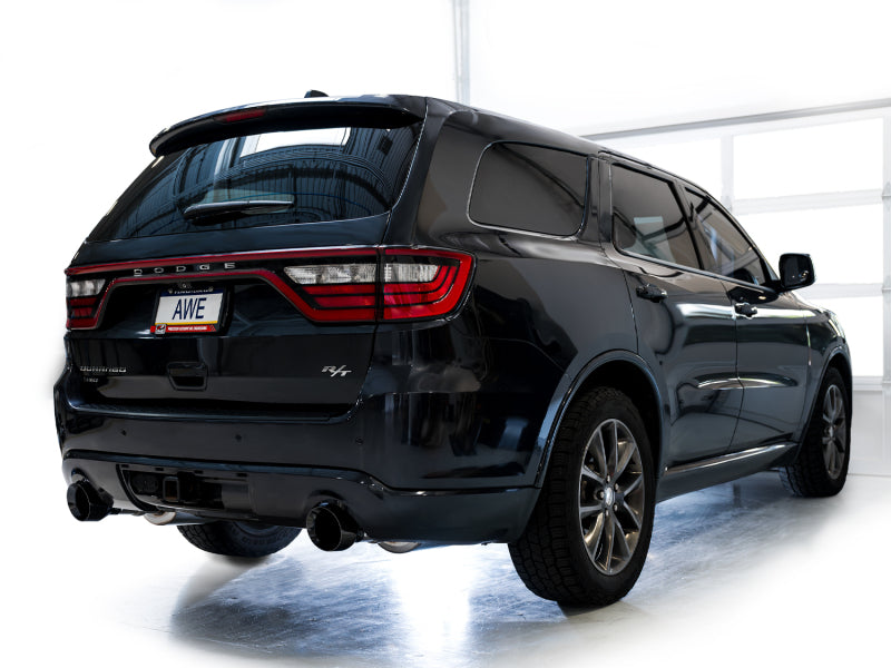 AWE Tuning 3020-33575 11-24 Dodge Durango 5.7L Track Edition Exhaust w/ Diamond Black Tips
