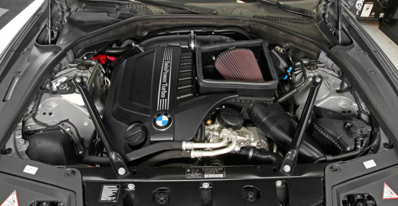 K&N Engineering 63-1132 K&N 2011-2016 BMW 535i L6-3.0L F/I AirCharger Performance Intake