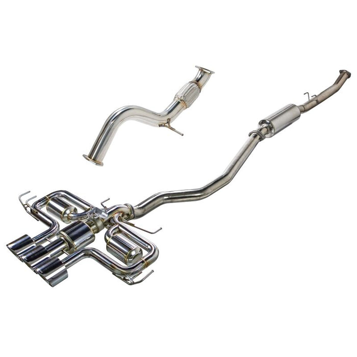 Remark RK-C3076H-09 2023+ Honda Civic Type-R (FL5) Triple Tip Catback Exhaust w/ Triple Tip & Front Pipe