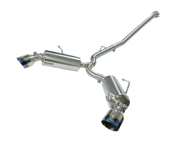 aFe 49-36023-L Takeda Exhaust Axle-Back 13-15 Scion FRS / Subaru BRZ 304SS Blue Flame Dual Tips Exhaust