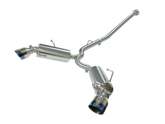aFe 49-36023-L Takeda Exhaust Axle-Back 13-15 Scion FRS / Subaru BRZ 304SS Blue Flame Dual Tips Exhaust