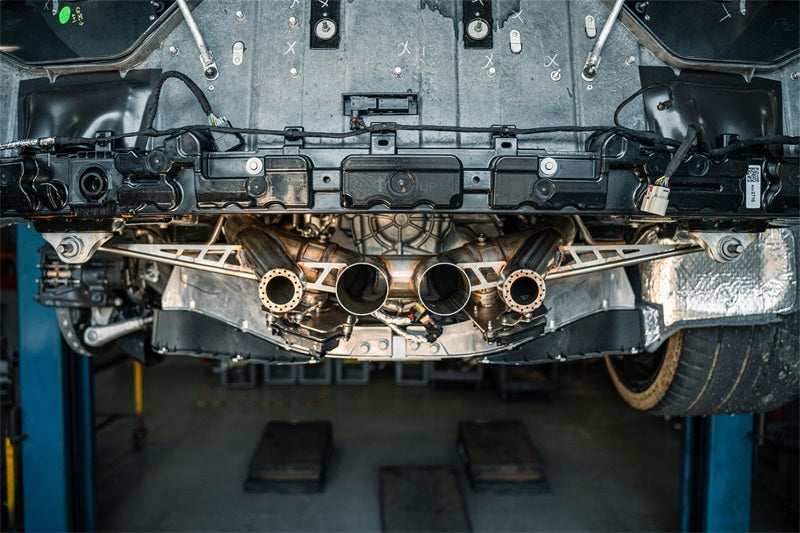 CORSA Performance 21113 Corsa 23-25 Chevrolet Corvette C8 Z06 3in Valved Cat-Back Exhaust Muffler Delete Track Systemw/o Tip