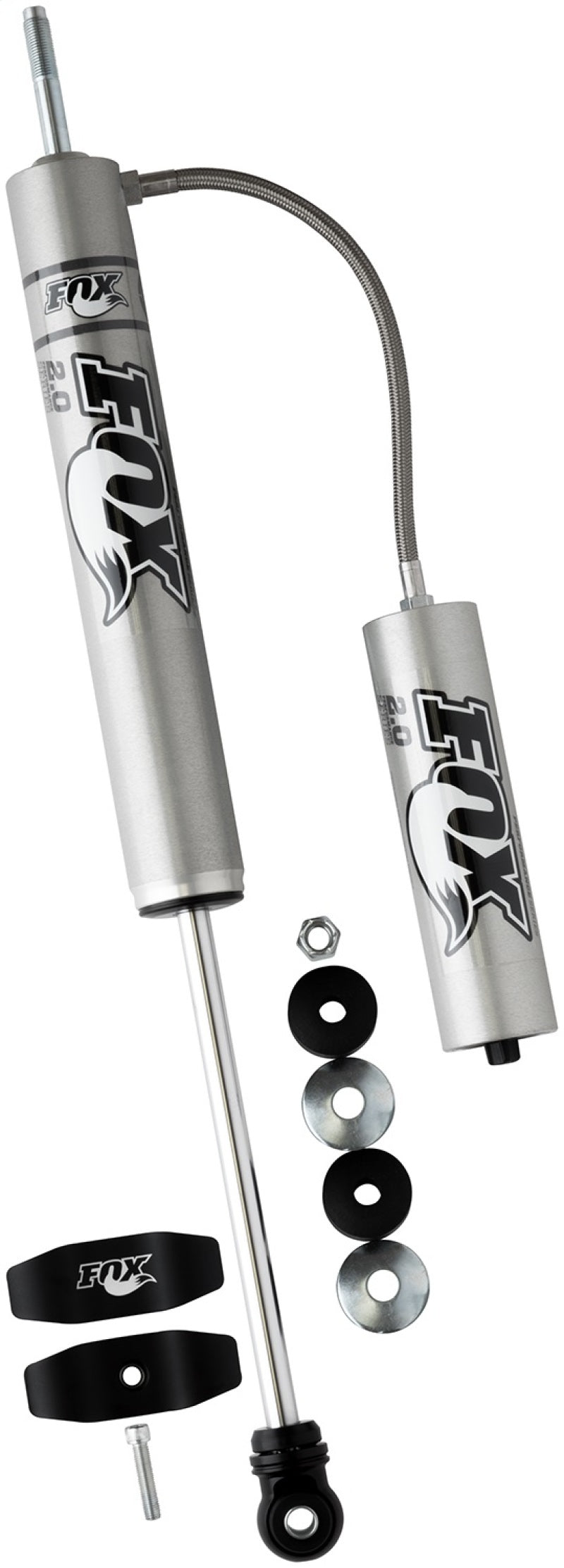FOX 985-24-057 Fox 2.0 Performance Series 10.1in. Smooth Body Remote Res. Shock w/Stem Mount / Std Travel - Black