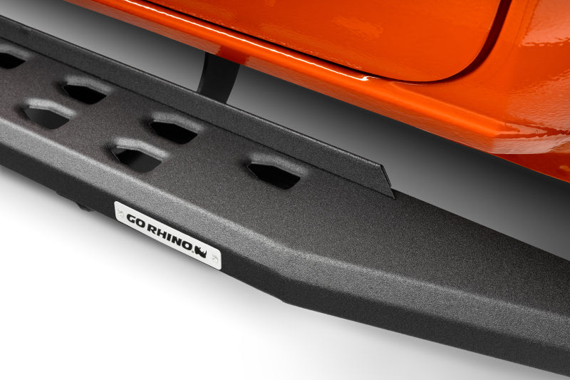 Go Rhino 69400087SPC RB20 Slim Running Boards - Universal 87in. - Tex. Blk