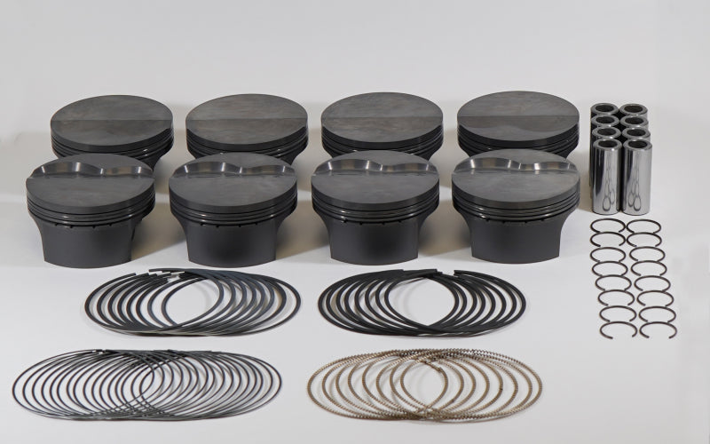 Mahle 930227325 MS Piston Set GM LSX 441cid 4.125x1.050RCH 4.125 Stk 6.125 Rod .927 Pin -5.8cc 11.7CR Set of 8