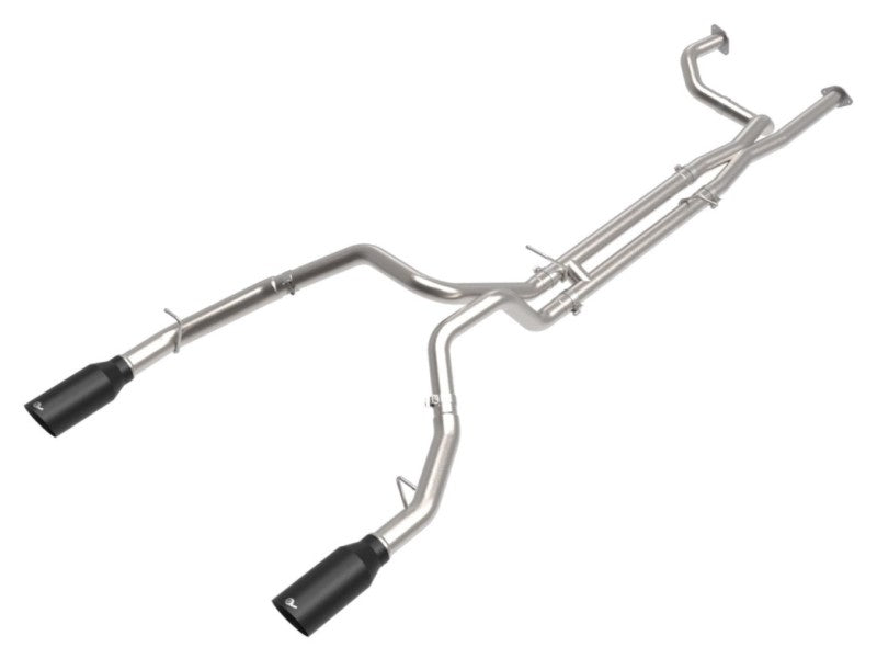 aFe 49-32084-B Vulcan Series 3in 304SS Cat-Back Exhaust 21+ RAM 1500 TRX V8-6.2L w/ Black Tips