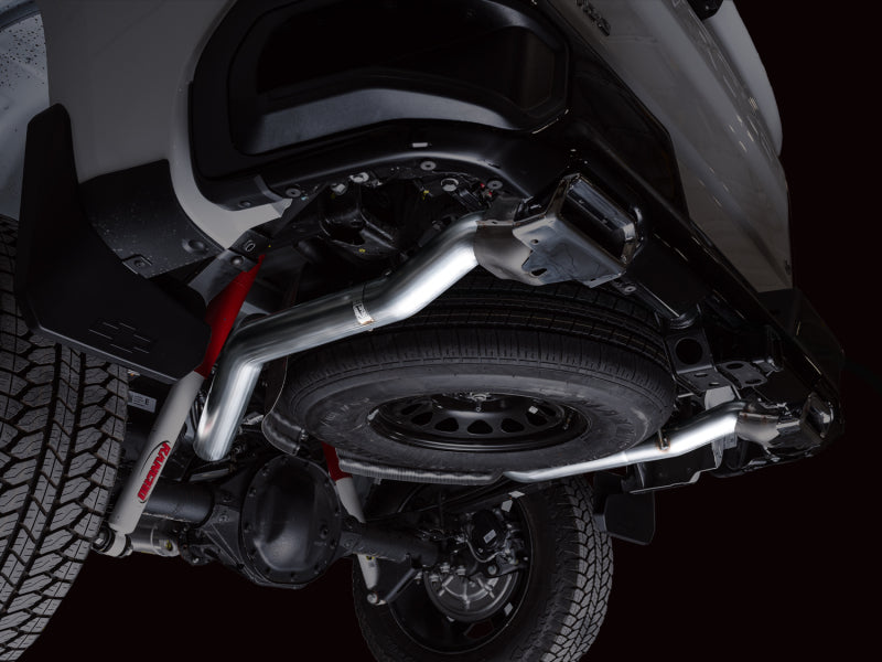 AWE Tuning 3015-31202 AWE 4th Gen GM 1500 6.2L Catback Split Rear Exit (w/ Bumper Cutouts) - OE Tips