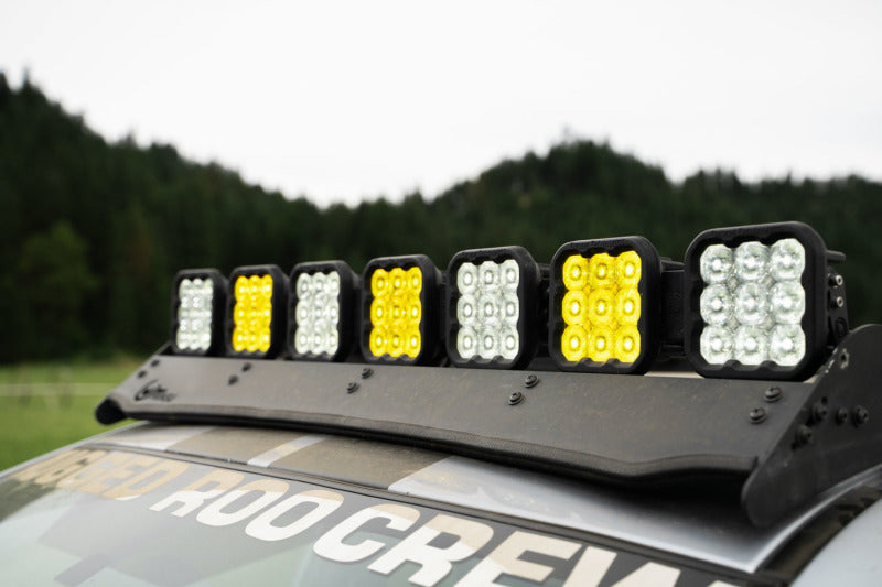 Diode Dynamics DD7246 SS5 Pro Universal CrossLink 7-Pod Lightbar - White Combo