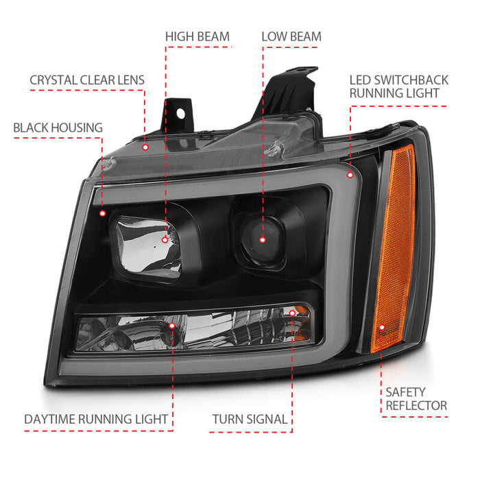 ANZO 111402 ANZ LED/Projector Headlights