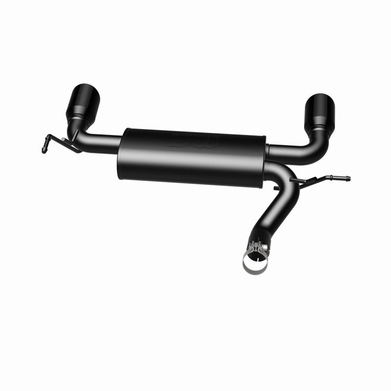 Magnaflow 15160 MagnaFlow 07-17 Jeep Wrangler JK 3.8/3.6L Dual Split Rear Exit Black Axle-Back Exhaust