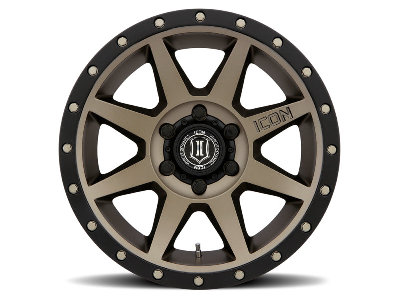 ICON 1817859057BR Rebound 17x8.5 6x5.5 25mm Offset 5.75in BS 95.1mm Bore Bronze Wheel