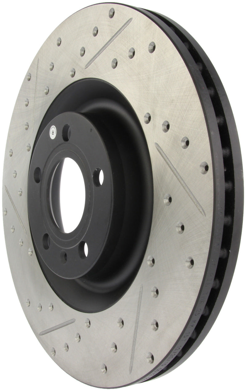 Stoptech 127.33087R StopTech Slotted & Drilled Sport Brake Rotor