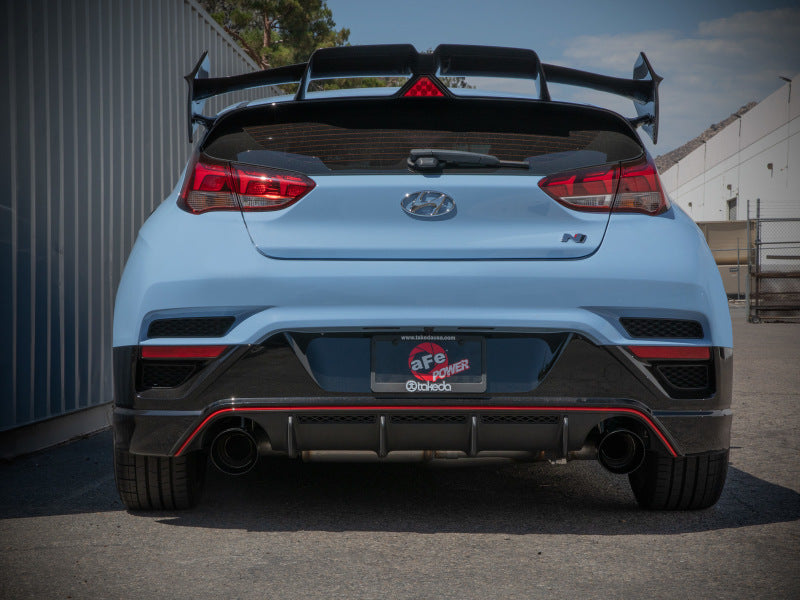 aFe 49-37029-B 21-22 Hyundai Veloster N L4-2.0L Takeda 3in 304 SS Axle-Back Exhaust System w/ Black Tip