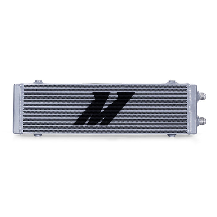 Mishimoto MMOC-DP-LSL Universal Large Bar and Plate Dual Pass Silver Oil Cooler