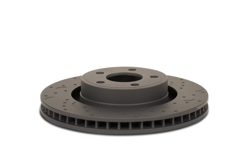 Hawk Performance HTC4907 Hawk Talon 2005 Mitsubishi Lancer Evolution AWD Drilled and Slotted Front Brake Rotor Set