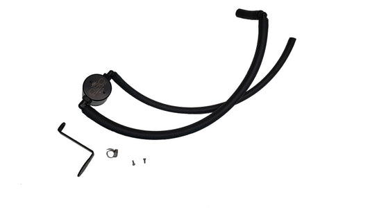 J&L 3119P-B 22-25 Hyundai Elantra N 2.0L Oil Separator 3.0 Passenger Side - Black Anodized