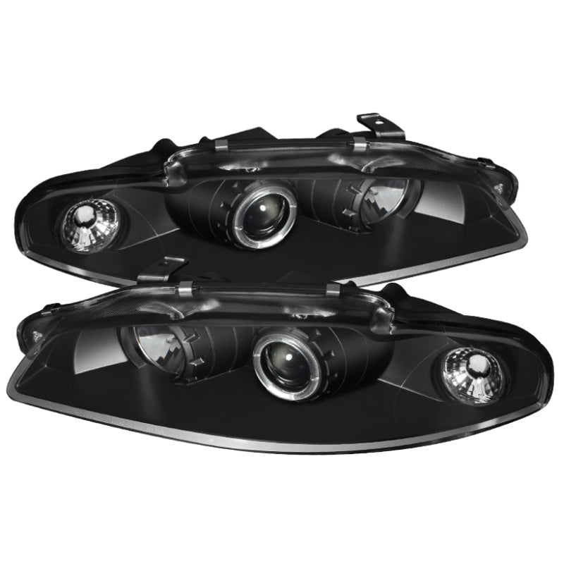 SPYDER 5011473 Spyder Mitsubishi Eclipse 97-99 Projector Headlights LED Halo Black High H1 Low H1 PRO-YD-ME97-HL-BK