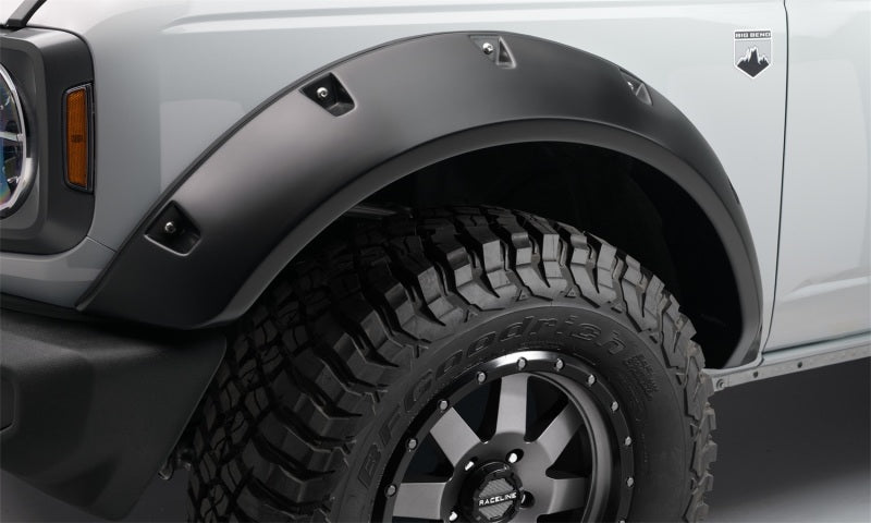 Bushwacker 20960-02 2021+ Ford Bronco 4-Door Pocket Style Flares 4pc - Black