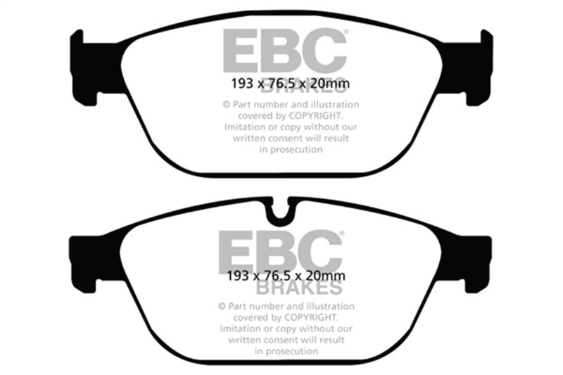 EBC DP42087R 11-12 Audi A8 Quattro 3.0 Supercharged Yellowstuff Front Brake Pads