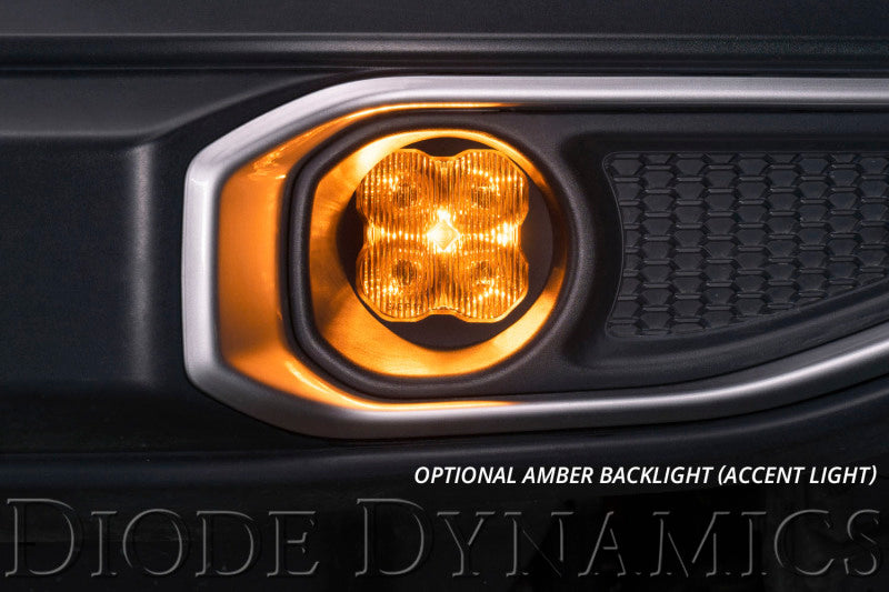 Diode Dynamics DD6347 SS3 Pro Type AS Kit - Yellow SAE Fog