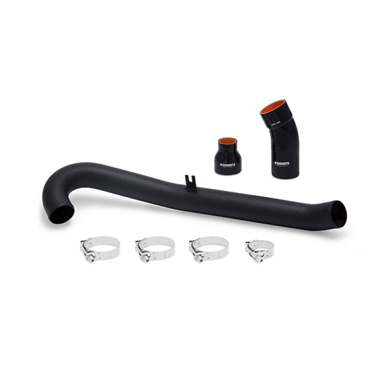 Mishimoto MMICP-FIST-14HWBK 2014+ Ford Fiesta ST Hot-Side Intercooler Pipe Kit - Wrinkle Black