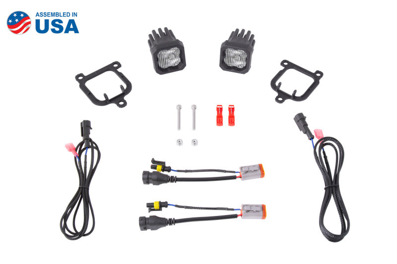 Diode Dynamics DD7174 21-24 Ford Bronco Sport SSC1 LED Fog Light Kit